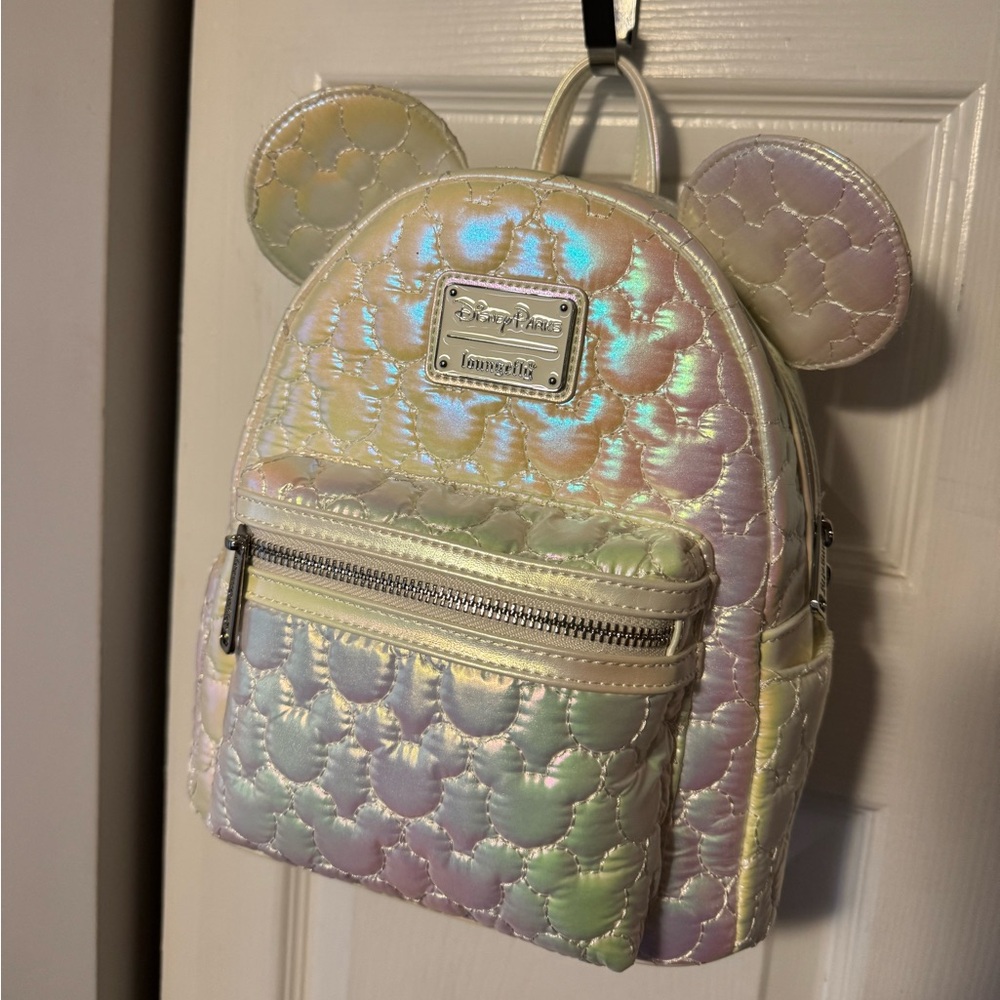 Loungefly Iridescent Quilted Backpack